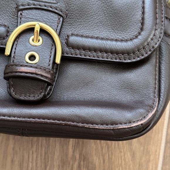 COACH F25150 Vintage Small Brown Campbell Camera Bag - Picture 7 of 9